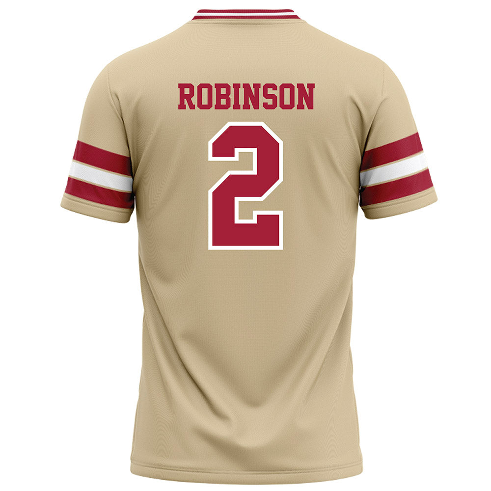 Oklahoma - NCAA Football : Omarion Robinson - Cream Football Jersey-1