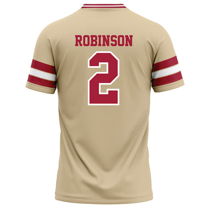 Oklahoma - NCAA Football : Omarion Robinson - Cream Football Jersey-1