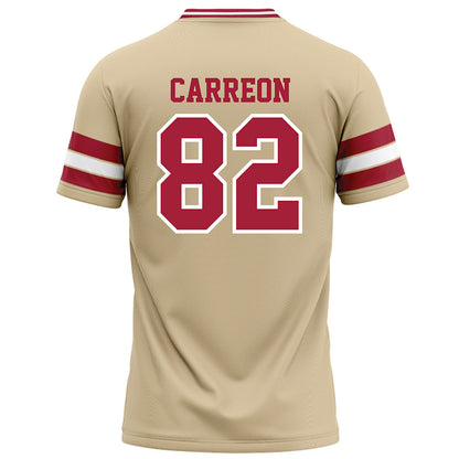 Oklahoma - NCAA Football : Ivan Carreon - Cream Football Jersey-1