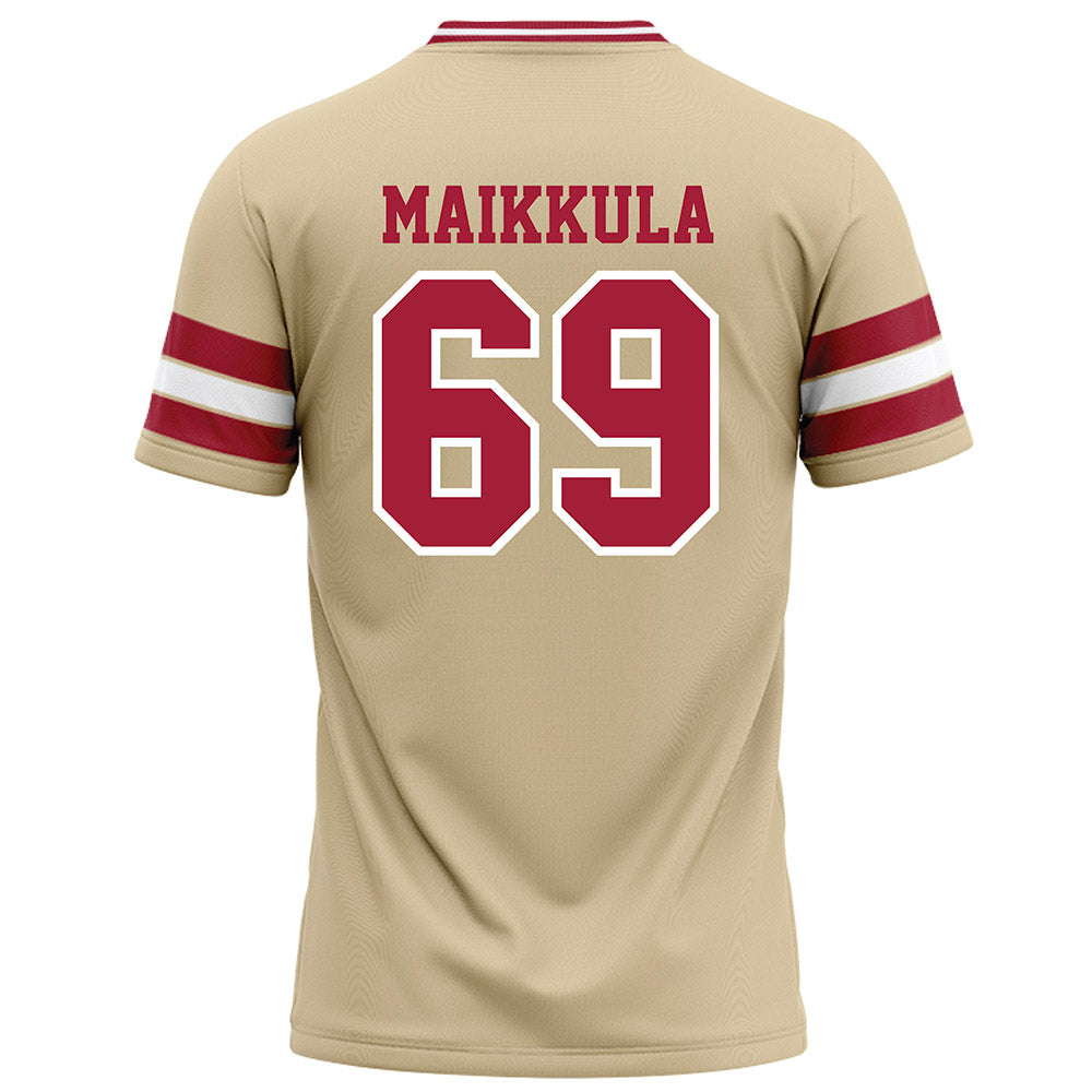 Oklahoma - NCAA Football : Jake Maikkula - Cream Football Jersey-1