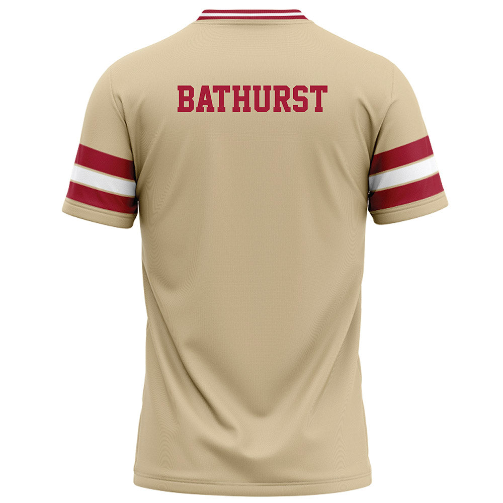 Oklahoma - NCAA Football : Dane Bathurst - Cream Football Jersey-1