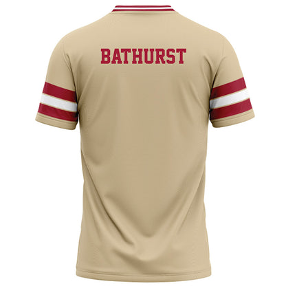 Oklahoma - NCAA Football : Dane Bathurst - Cream Football Jersey-1