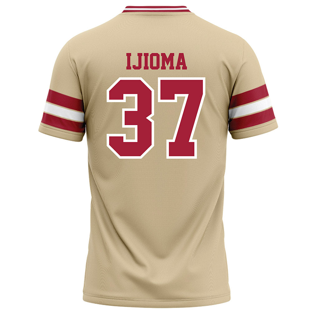 Oklahoma - NCAA Football : Prince Ijioma - Cream Football Jersey-1