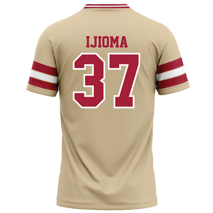 Oklahoma - NCAA Football : Prince Ijioma - Cream Football Jersey-1