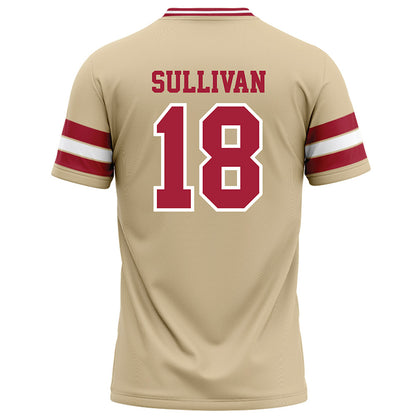 Oklahoma - NCAA Football : Cole Sullivan - Cream Football Jersey-1