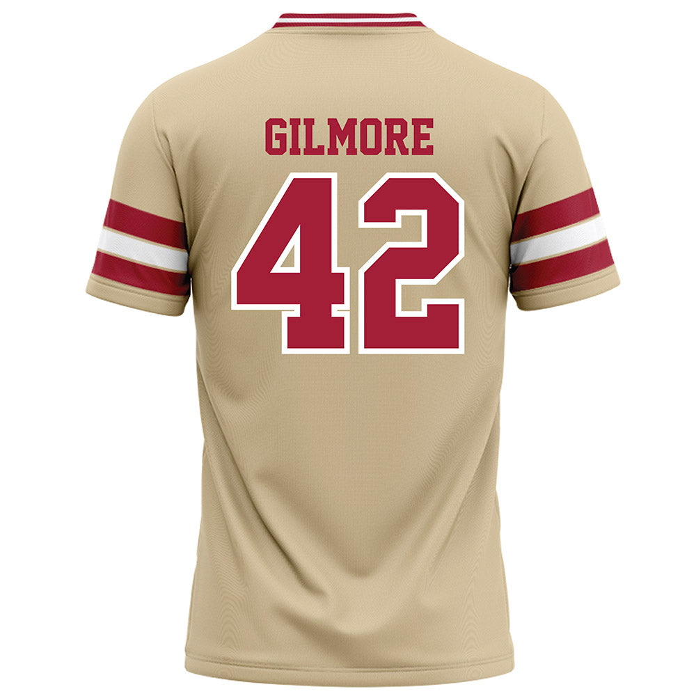 Oklahoma - NCAA Football : Wyatt Gilmore - Cream Football Jersey-1