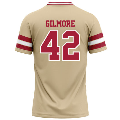 Oklahoma - NCAA Football : Wyatt Gilmore - Cream Football Jersey-1
