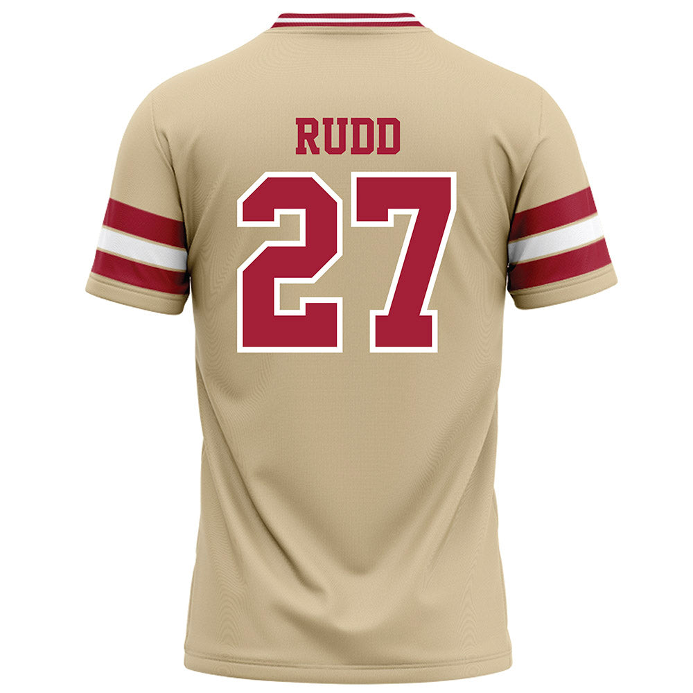 Oklahoma - NCAA Football : Trace Rudd - Cream Football Jersey-1