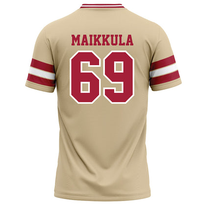 Oklahoma - NCAA Football : Jake Maikkula - Cream Football Jersey-1