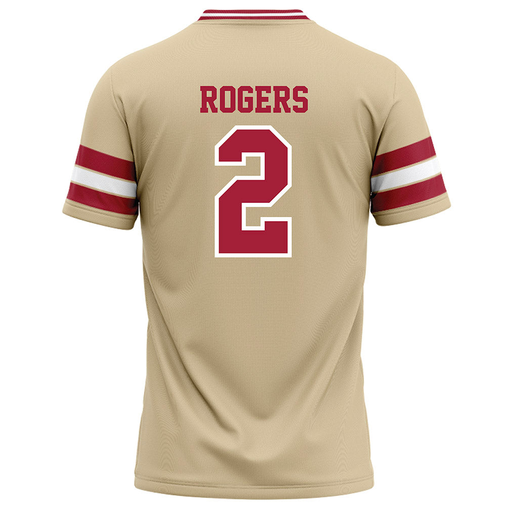 Oklahoma - NCAA Football : Jahsiear Rogers - Cream Football Jersey-1