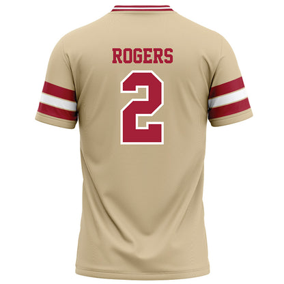 Oklahoma - NCAA Football : Jahsiear Rogers - Cream Football Jersey-1
