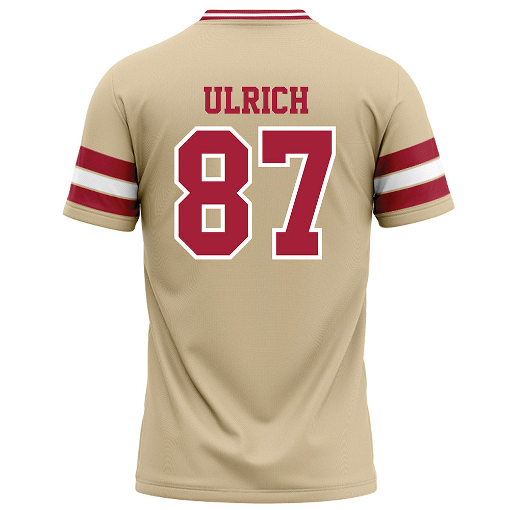 Oklahoma - NCAA Football : Jacob Ulrich - Cream Football Jersey-1