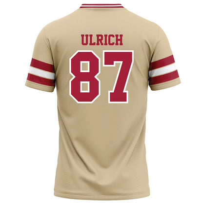 Oklahoma - NCAA Football : Jacob Ulrich - Cream Football Jersey-1