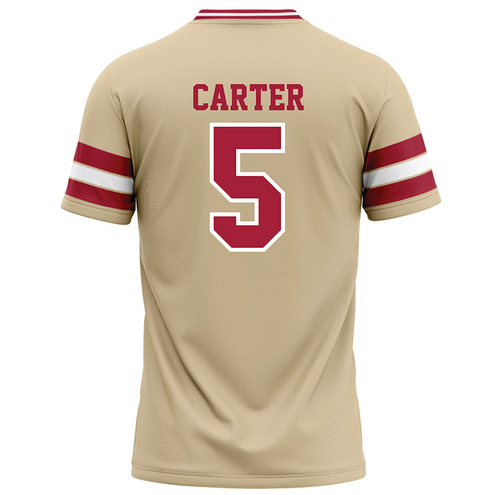 Oklahoma - NCAA Football : Jermichael Carter - Cream Football Jersey-1