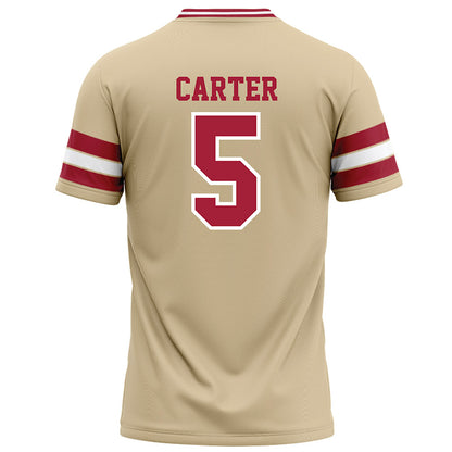 Oklahoma - NCAA Football : Jermichael Carter - Cream Football Jersey-1