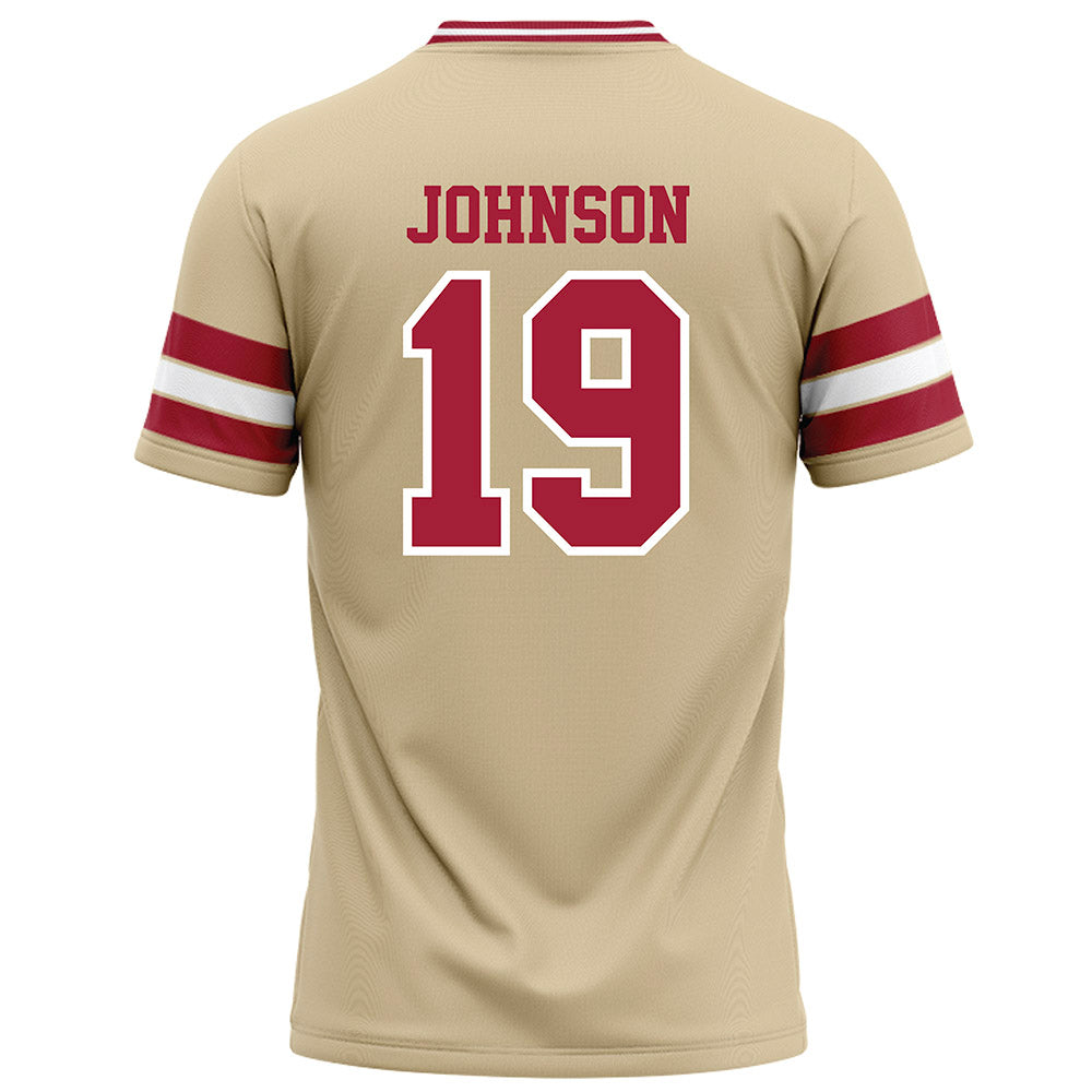 Oklahoma - NCAA Football : Jacobe Johnson - Cream Football Jersey-1