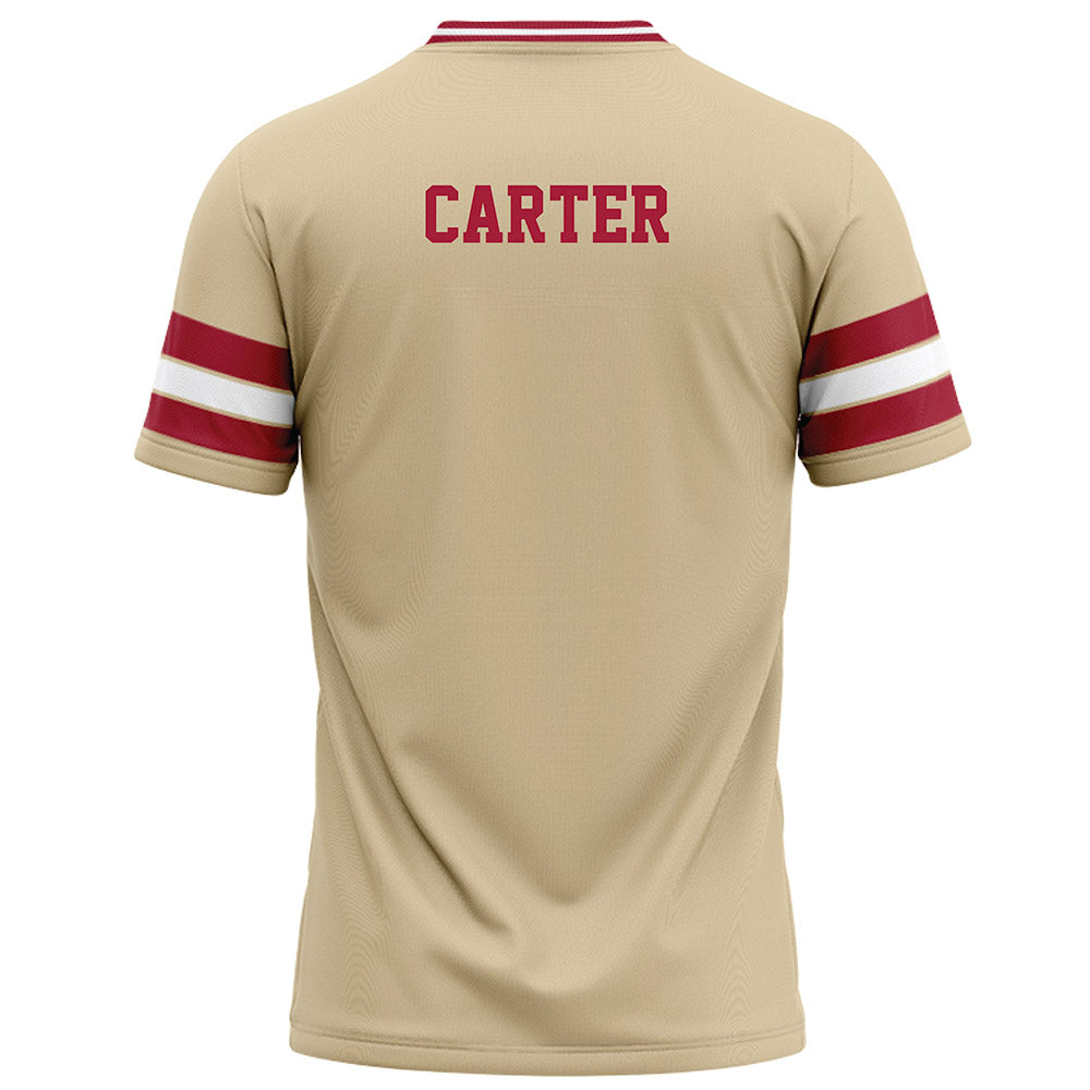 Oklahoma - NCAA Football : Jermichael Carter - Cream Football Jersey-1