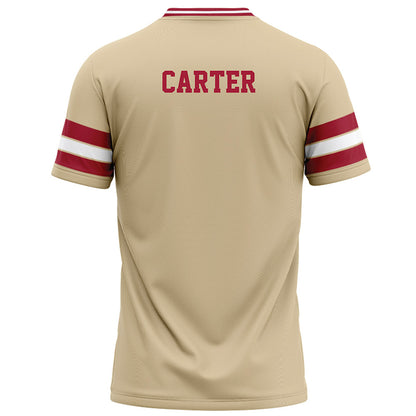 Oklahoma - NCAA Football : Jermichael Carter - Cream Football Jersey-1