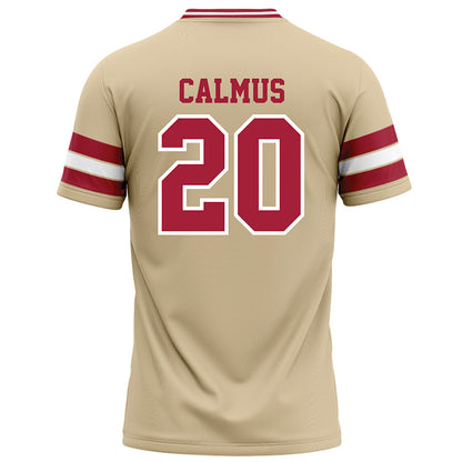 Oklahoma - NCAA Football : Casen Calmus - Cream Football Jersey-1