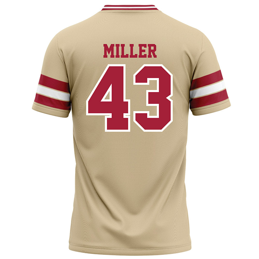 Oklahoma - NCAA Football : Grayson Miller - Cream Football Jersey-1