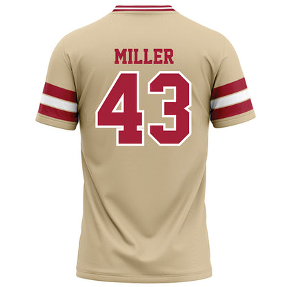 Oklahoma - NCAA Football : Grayson Miller - Cream Football Jersey-1