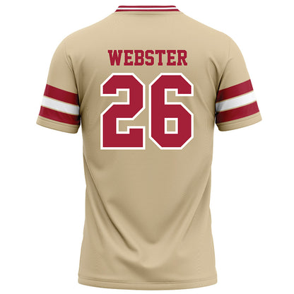 Oklahoma - NCAA Football : eLGee Webster - Cream Football Jersey-1