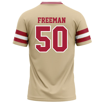 Oklahoma - NCAA Football : Seth Freeman - Cream Football Jersey-1