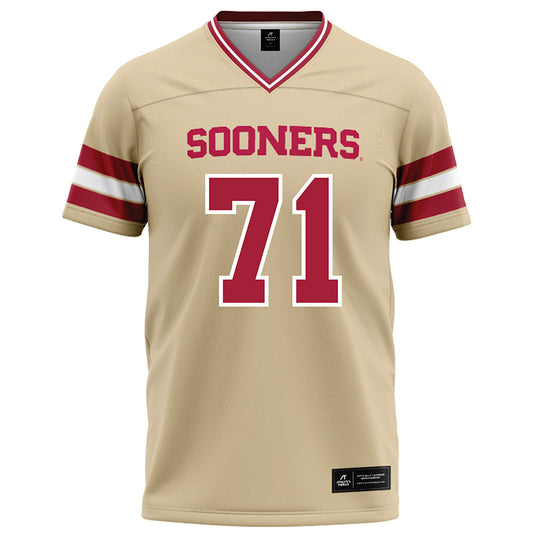 Oklahoma - NCAA Football : Peyton Joseph - Cream Football Jersey-0