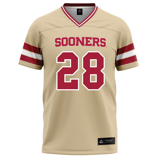 Oklahoma - NCAA Football : DeZephen Walker - Cream Football Jersey-0