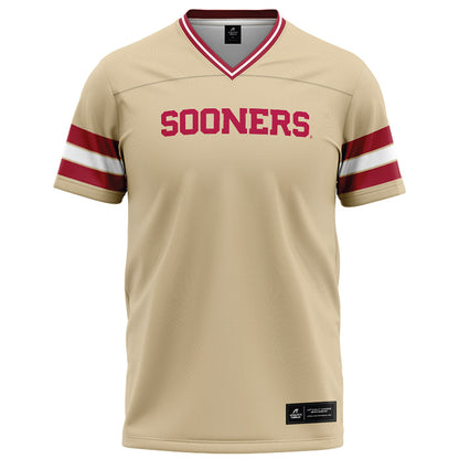 Oklahoma - NCAA Football : Dane Bathurst - Cream Football Jersey-0