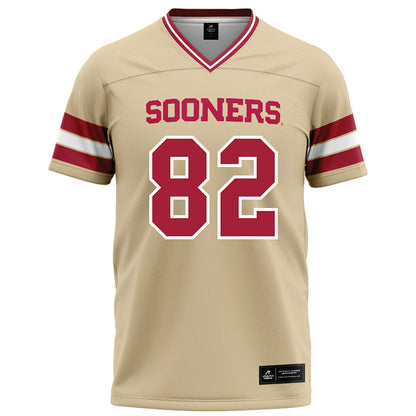 Oklahoma - NCAA Football : Ivan Carreon - Cream Football Jersey-0