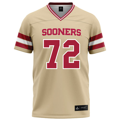 Oklahoma - NCAA Football : Fred Hinton - Cream Football Jersey-0