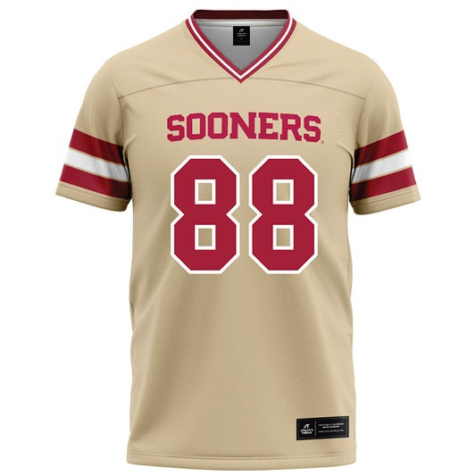 Oklahoma - NCAA Football : CJ Nickson - Cream Football Jersey-0