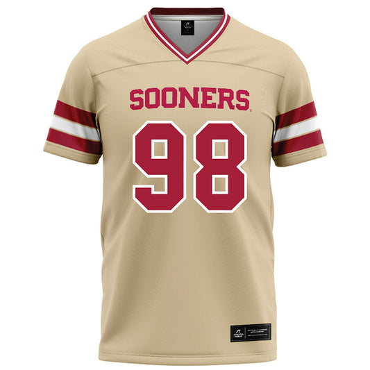 Oklahoma - NCAA Football : Jake Kreul - Cream Football Jersey-0