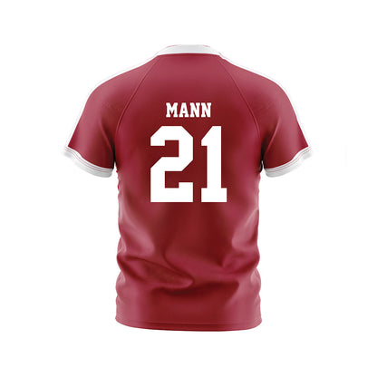 Oklahoma - NCAA Women's Volleyball : DaMya Mann - White Volleyball Jersey-1