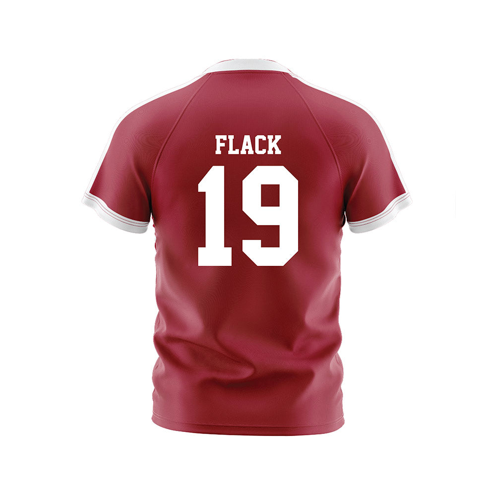 Oklahoma - NCAA Women's Volleyball : Alyssa Flack - White Volleyball Jersey-1