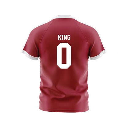 Oklahoma - NCAA Women's Volleyball : Mari King - White Volleyball Jersey-1