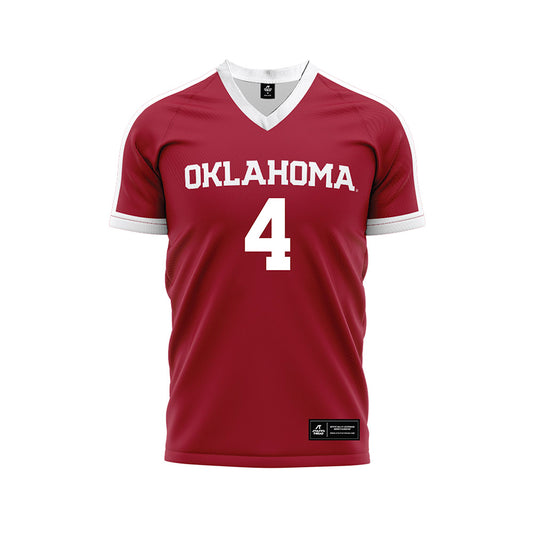 Oklahoma - NCAA Women's Volleyball : Kinsley Singleton - White Volleyball Jersey-0