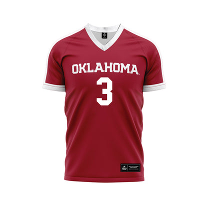 Oklahoma - NCAA Women's Volleyball : Tekoa Barnes - White Volleyball Jersey-0