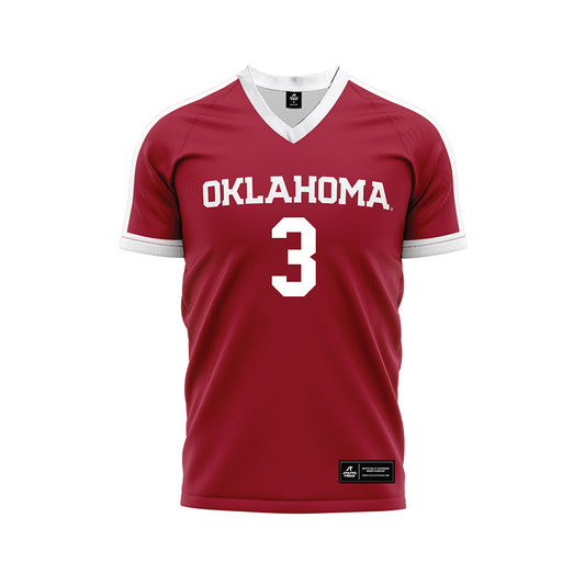 Oklahoma - NCAA Women's Volleyball : Tekoa Barnes - White Volleyball Jersey-0