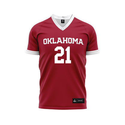 Oklahoma - NCAA Women's Volleyball : DaMya Mann - White Volleyball Jersey-0