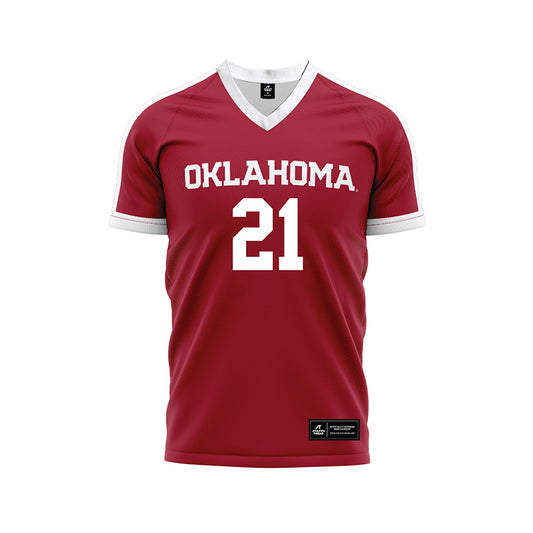 Oklahoma - NCAA Women's Volleyball : DaMya Mann - White Volleyball Jersey-0