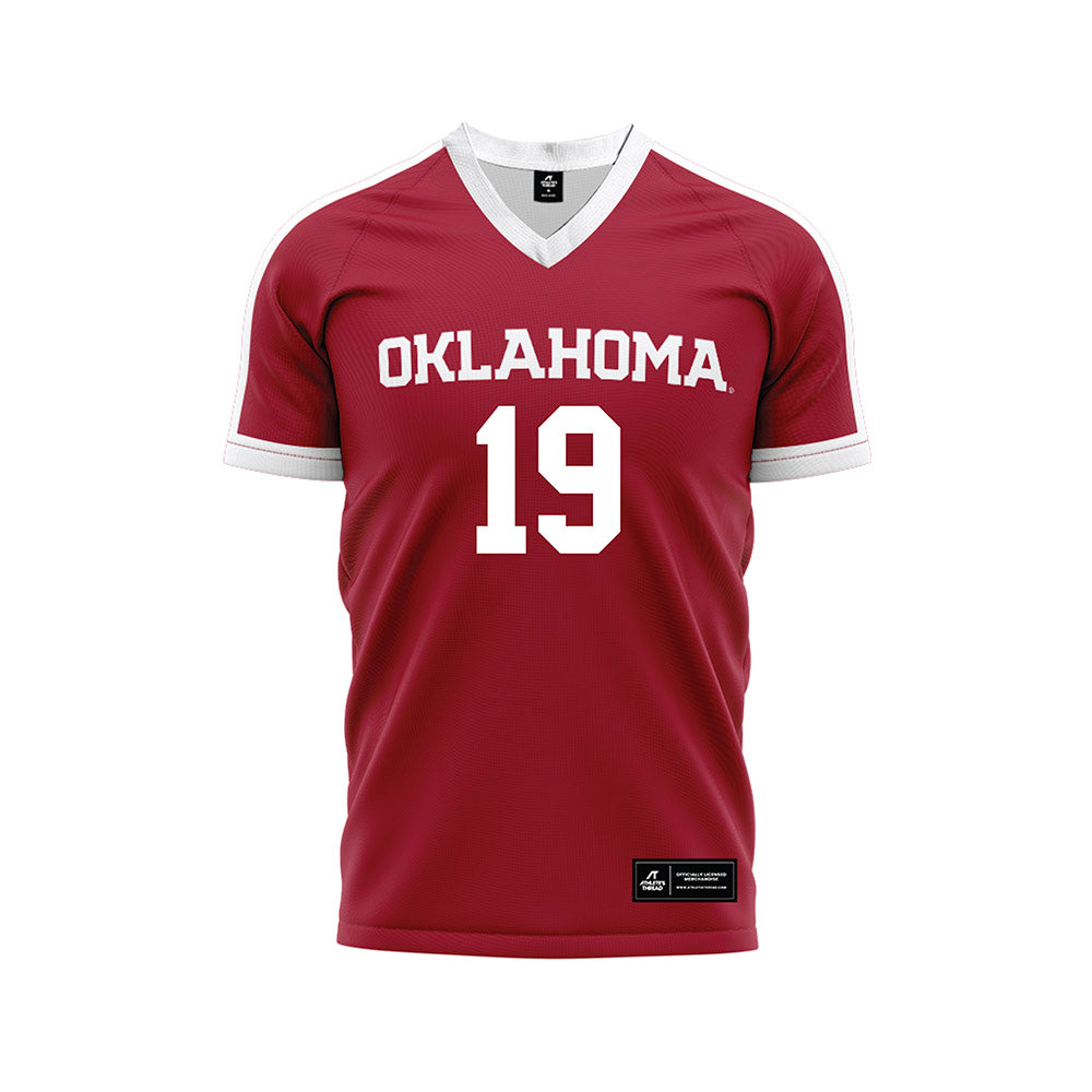 Oklahoma - NCAA Women's Volleyball : Alyssa Flack - White Volleyball Jersey-0