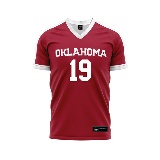 Oklahoma - NCAA Women's Volleyball : Alyssa Flack - White Volleyball Jersey-0