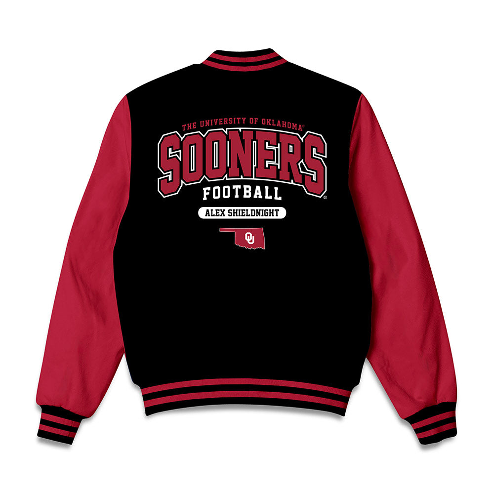 Oklahoma - NCAA Football : Alex Shieldnight - Bomber Jacket-1