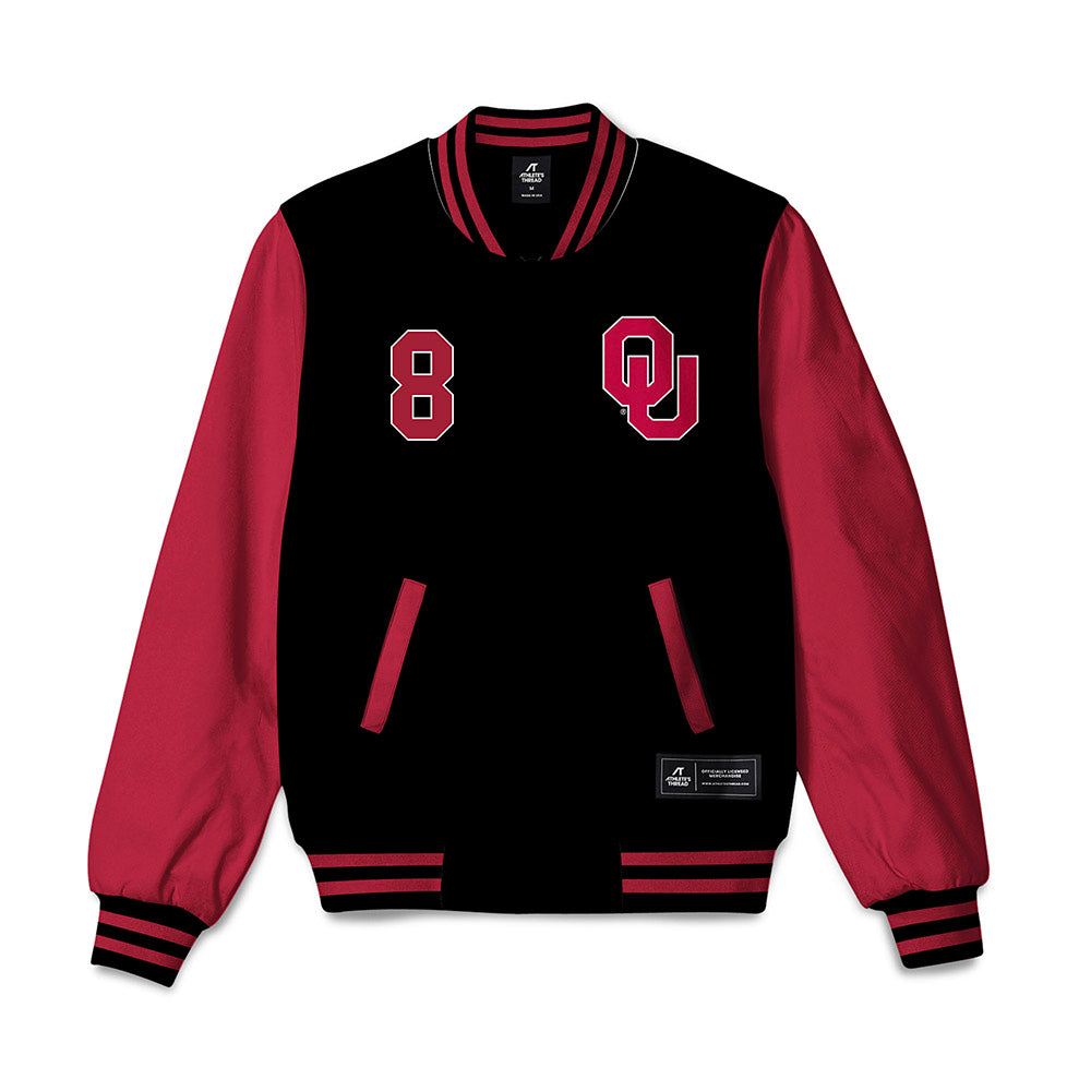 Oklahoma - NCAA Baseball : Uriah Walters - Bomber Jacket-0