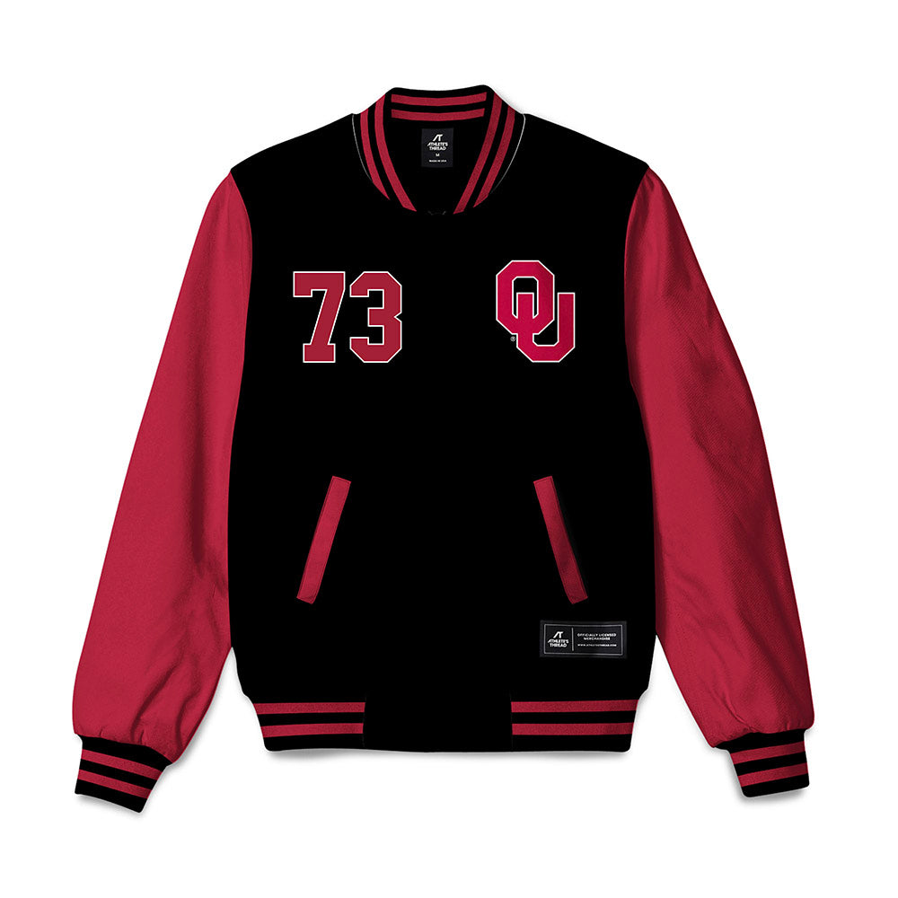 Oklahoma - NCAA Football : Deacon Schmitt - Bomber Jacket-0
