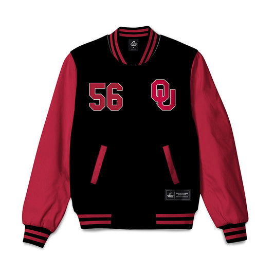 Oklahoma - NCAA Football : Michael Fasusi - Bomber Jacket-0