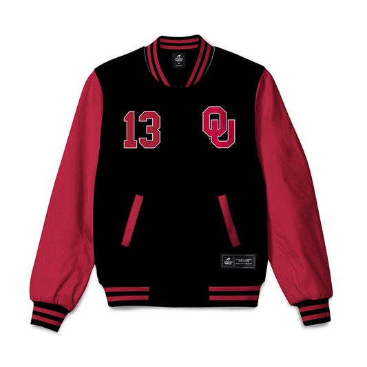 Oklahoma - NCAA Football : Reggie Powers III - Bomber Jacket-0