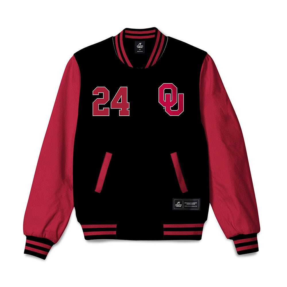 Oklahoma - NCAA Women's Soccer : Natalie Hoefer - Bomber Jacket-0